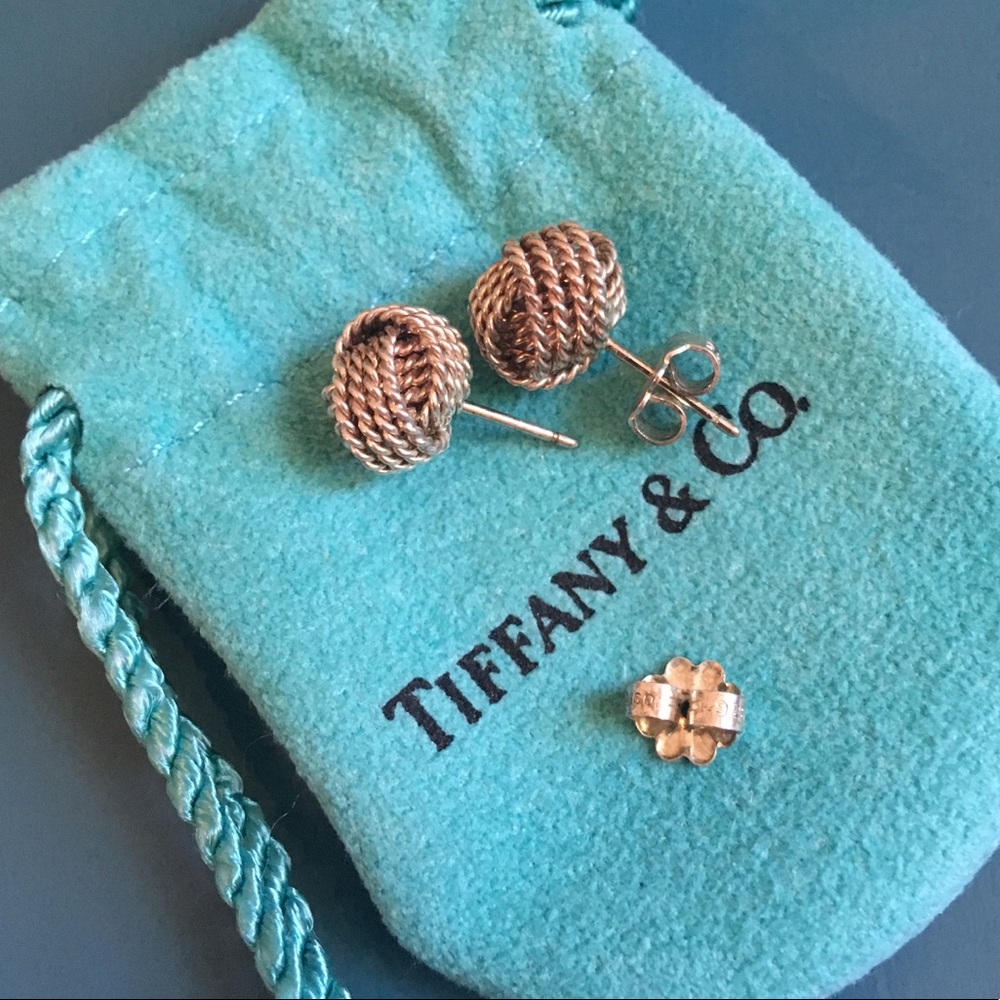 Classic Tiffany & Co. Twist Knot earrings